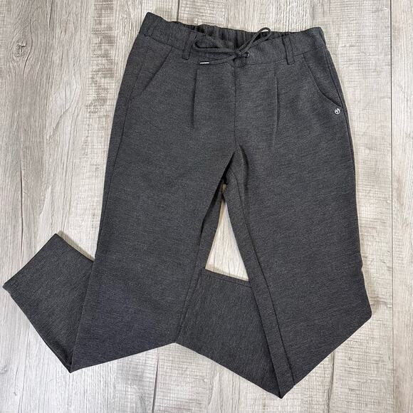 Tom Tailor Denim Gray Pantsuit Comfort/Stretch Pant Set Women's 2Pc Pant L Top M - Picture 6 of 14